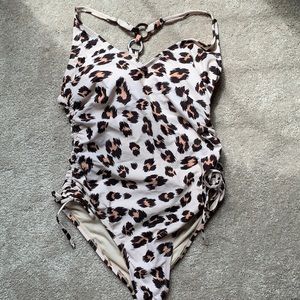 Target Kona Sol Leopard One Piece Swimsuit